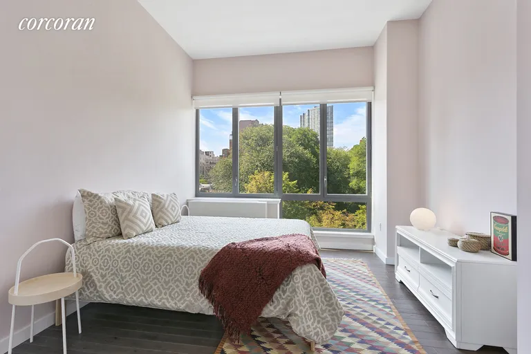 New York City Real Estate | View 321 West 110th Street, 4A | Master Bedroom with Views | View 3