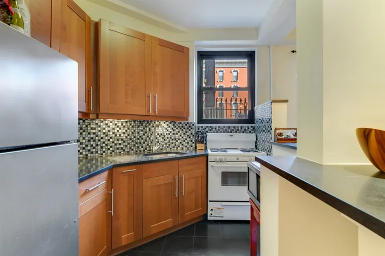 New York City Real Estate | View 165 Clinton Avenue, 1A | renovated windowed kitchen | View 2