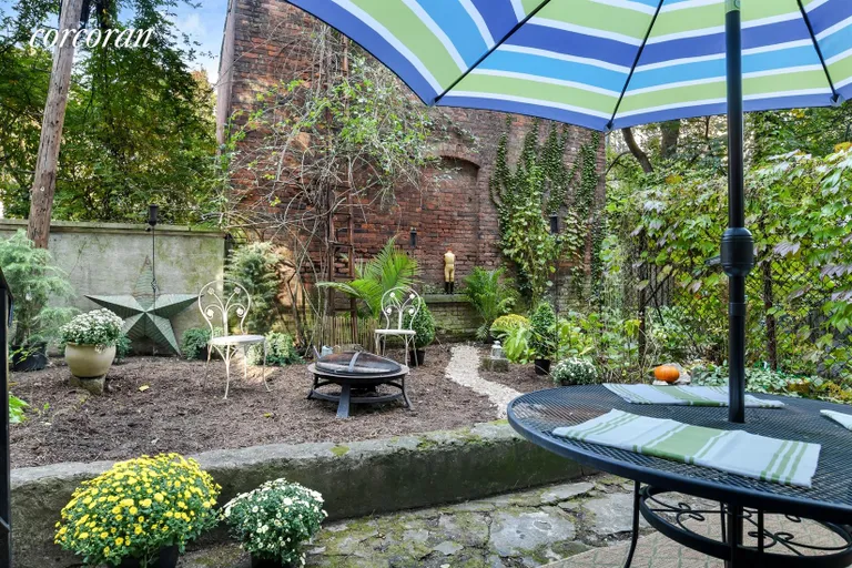 New York City Real Estate | View 799 Union Street, #1 | Very Private Garden/Patio | View 6