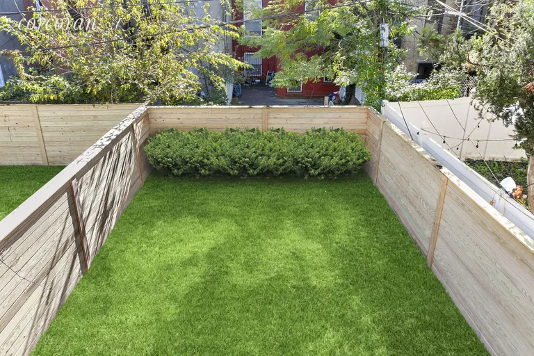 New York City Real Estate | View 390 Madison Street | Lush Backyard with New Fence! | View 13