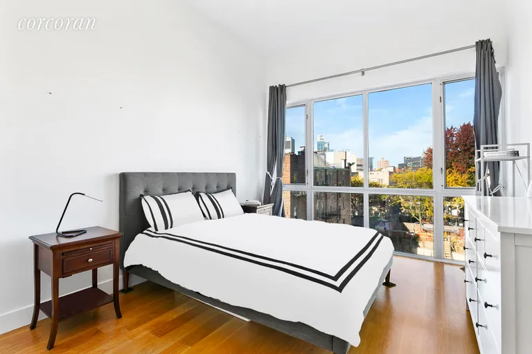 New York City Real Estate | View 727 Dean Street, 3R | Room for King bed, Floor to ceiling windows.  | View 2