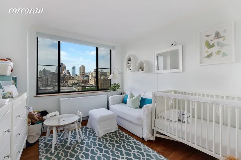 New York City Real Estate | View 130 West 79th Street, 9F | Spacious 2nd bedroom with excellent views & light | View 4