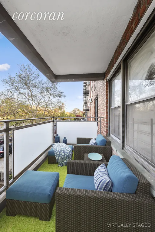 New York City Real Estate | View 350 Ocean Parkway, 2E | Balcony | View 7