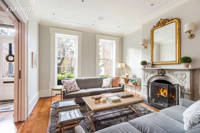 New York City Real Estate | View 219 Kane Street | South facing living room | View 3
