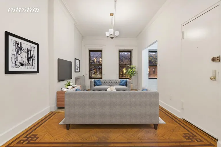 New York City Real Estate | View 384 Park Place, 3 | Living room | View 4