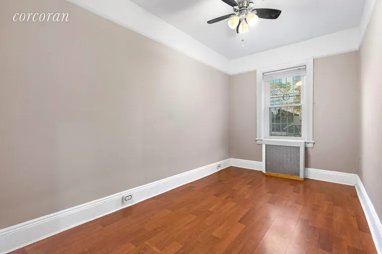 New York City Real Estate | View 333 Covert Street, 1 | Large Bedroom with ceiling fan! | View 5