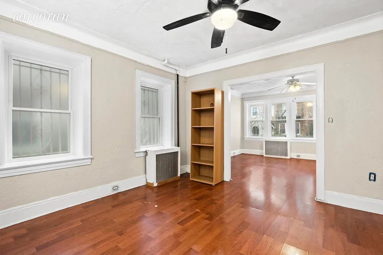 New York City Real Estate | View 333 Covert Street, 1 | Large windowed dining room! | View 3