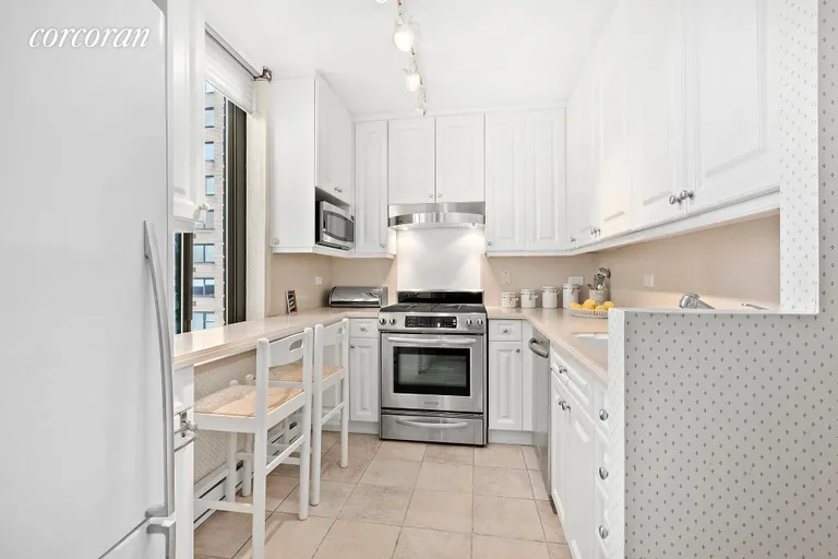 New York City Real Estate | View 115 East 87th Street, 21A | Bright Windowed Eat-in-Kitchen  | View 5