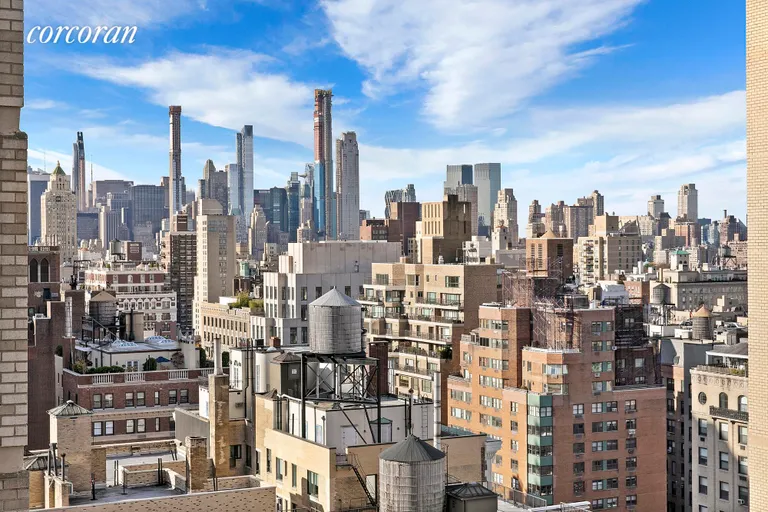 New York City Real Estate | View 115 East 87th Street, 21A | Open South Views from Kitchen | View 6