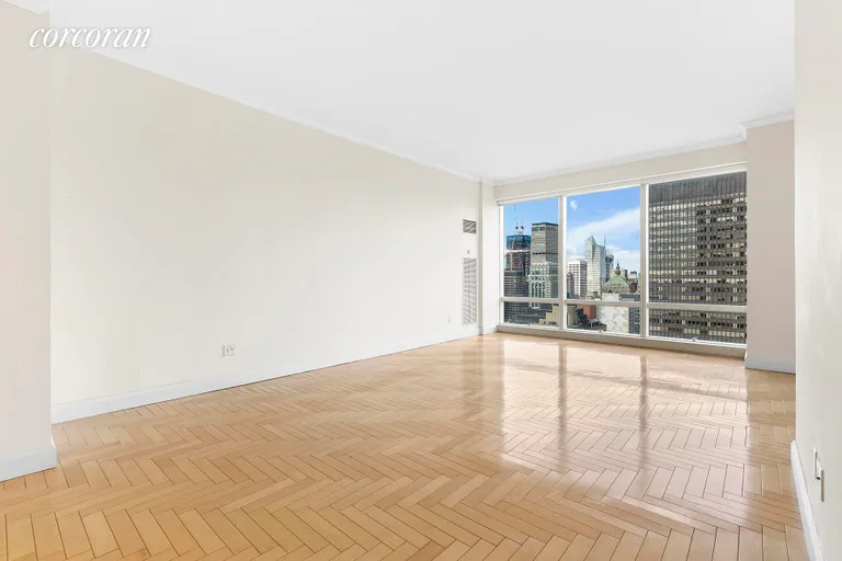 New York City Real Estate | View 845 United Nations Plaza, 53E | Living Room | View 5