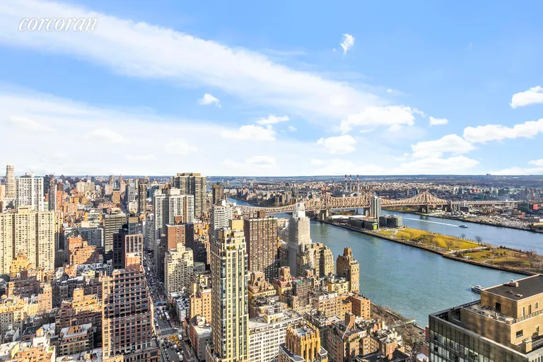 New York City Real Estate | View 845 United Nations Plaza, 53E | View West | View 2