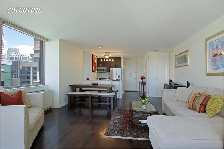 New York City Real Estate | View 235 East 40th Street, 40C | 1 Bed, 1 Bath | View 1
