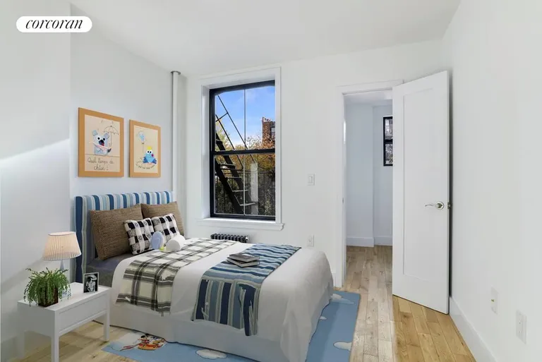 New York City Real Estate | View 140 Warren Street, 3B | Second Bedroom (Virtually Staged) | View 6