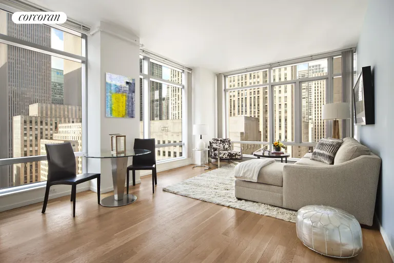 New York City Real Estate | View 18 West 48th Street, 20E | 1 Bed, 1 Bath | View 1