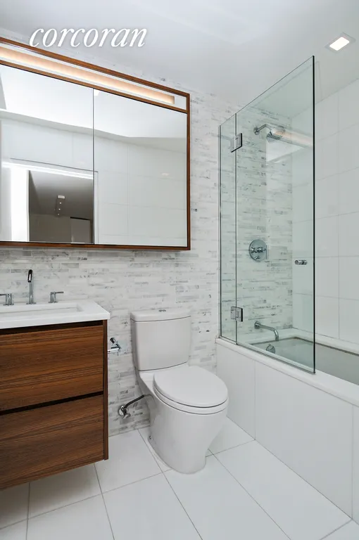 New York City Real Estate | View 301 West 53rd Street, 15E | Master Bathroom  | View 4