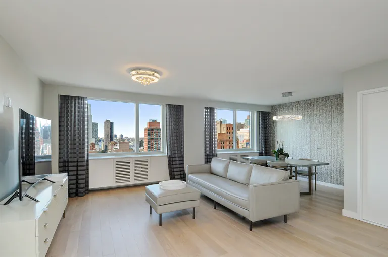New York City Real Estate | View 301 West 53rd Street, 15E | Living Room | View 8