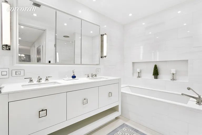 New York City Real Estate | View 210 West 77th Street, 10E | Master Bathroom | View 7