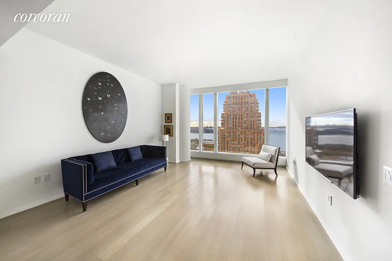 New York City Real Estate | View 50 West Street, 23B | 1 Bed, 1 Bath | View 1