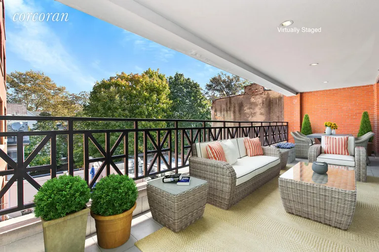 New York City Real Estate | View 10 Slocum Place, 3E | Massive Private Terrace | View 2
