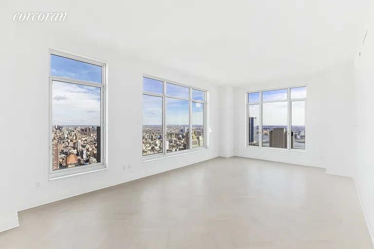 New York City Real Estate | View 30 Park Place, 63B | Wonder Living/Dining Room | View 2