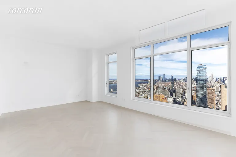 New York City Real Estate | View 30 Park Place, 63B | Living/ Dining Room | View 4