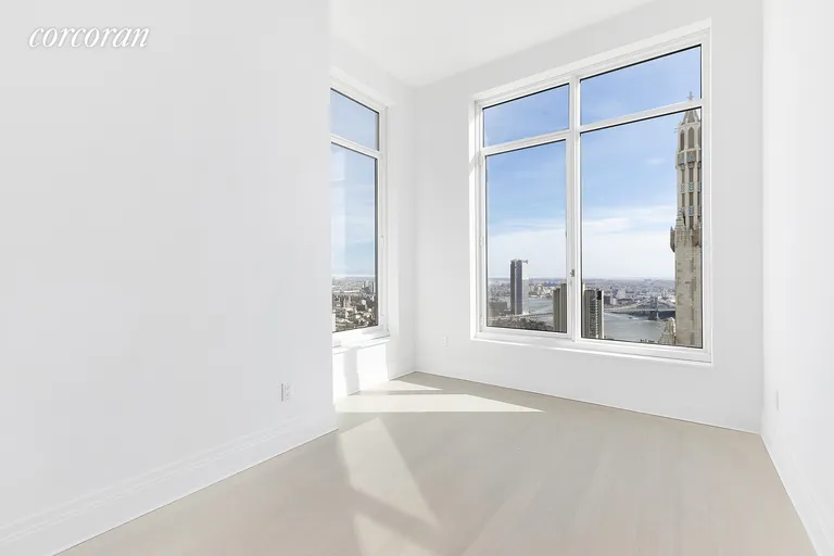 New York City Real Estate | View 30 Park Place, 63B | Eat-in Windowed Kitchen | View 7