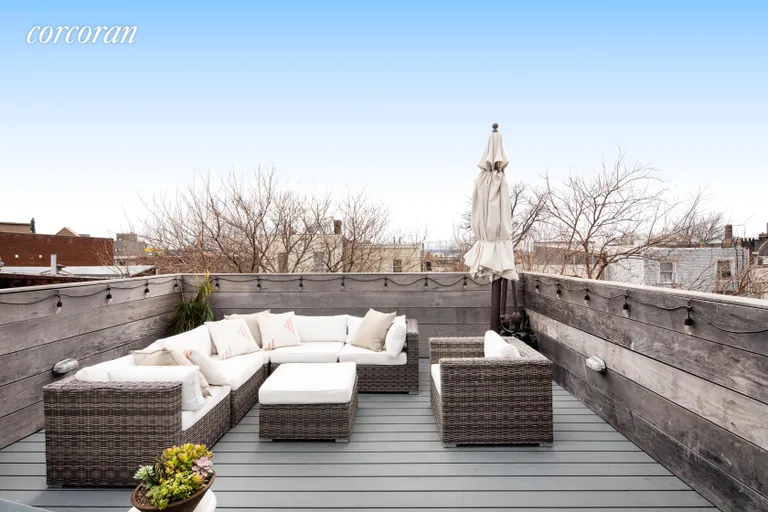 New York City Real Estate | View 17 WOLCOTT STREET | Roof Deck | View 12