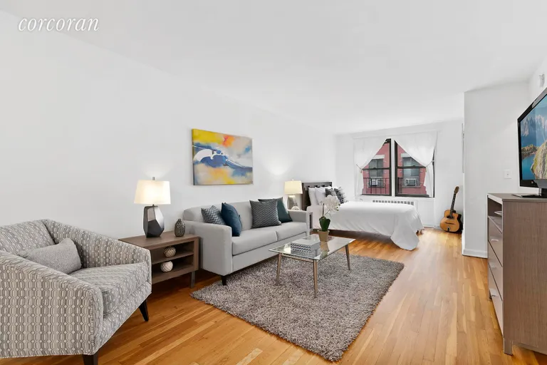 New York City Real Estate | View 54 East 8th Street, 5I | Large Studio with Plenty of Room for Seating | View 4