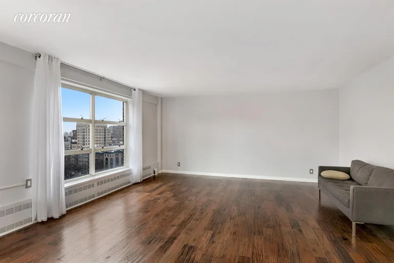 New York City Real Estate | View 100 La Salle Street, 15D | Spacious Sunny Living Room | View 2