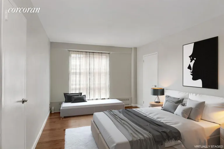 New York City Real Estate | View 100 La Salle Street, 15D | King Size Bedroom | View 4