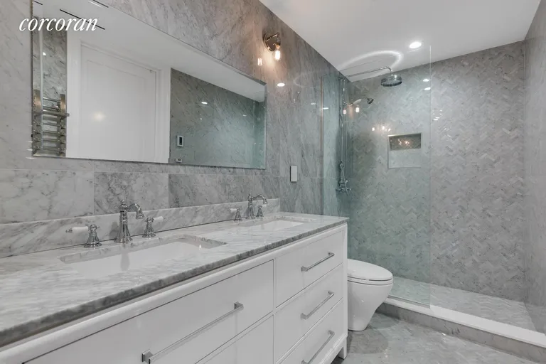 New York City Real Estate | View 351 Quincy Street | Radiant Heated Master Bathroom | View 5