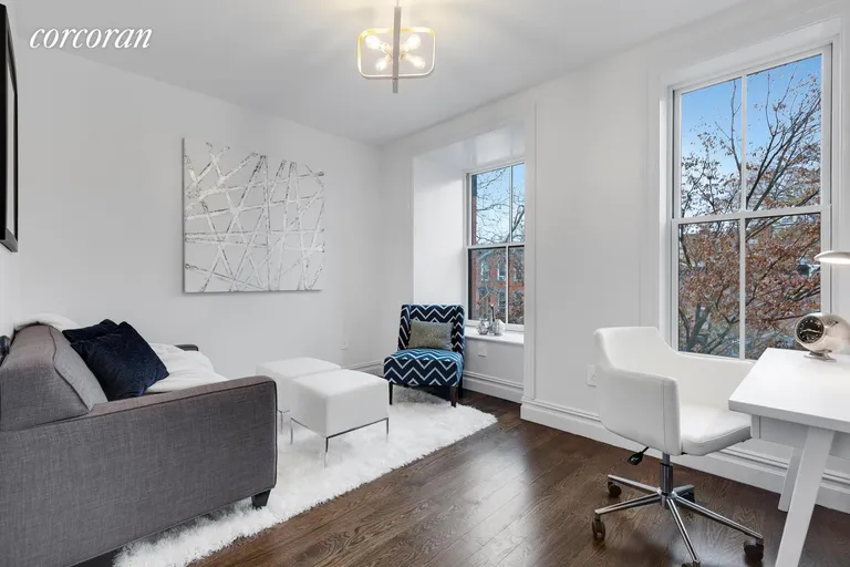 New York City Real Estate | View 351 Quincy Street | Master Floor Sitting Area/Office | View 6