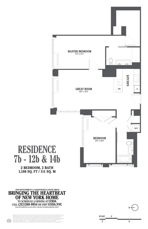 385 First Avenue, 7B | floorplan | View 6