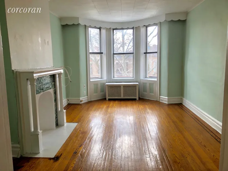 New York City Real Estate | View 435 72nd Street, 3 | Bright South-Facing Living Room with Bay Windows | View 2