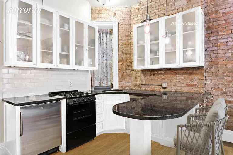 New York City Real Estate | View 225 East 4th Street, 1 | Efficient Windowed Kitchen | View 4