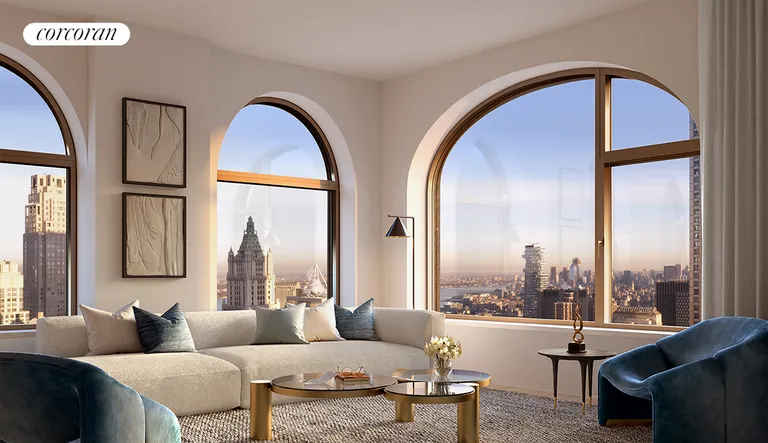 New York City Real Estate | View 130 William Street, 42C | 1 Bed, 1 Bath | View 1