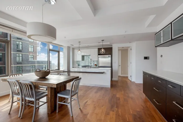 New York City Real Estate | View 2-17 51st Avenue, 810 | Kitchen/Dining Area | View 5