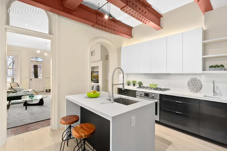 New York City Real Estate | View 148 Columbia Heights, 1 | Brand new kitchen with top of the line appliances | View 2