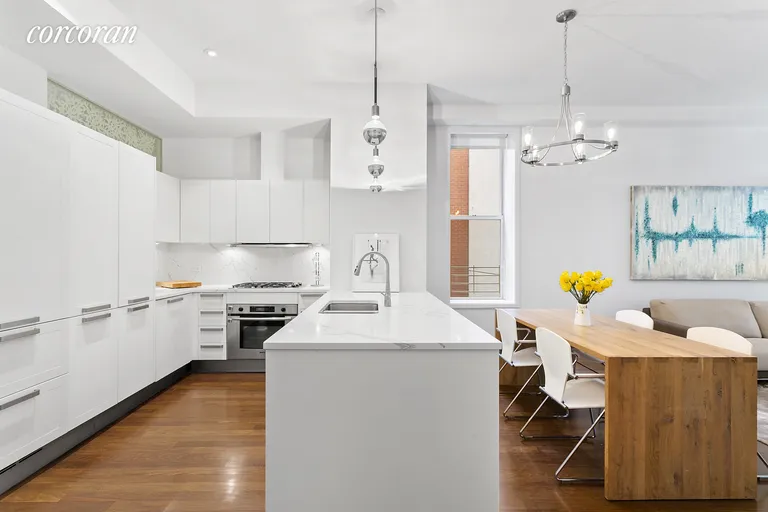 New York City Real Estate | View 416 Washington Street, 4J | Open Kitchen | View 2