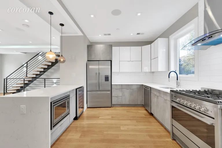 New York City Real Estate | View 280 Patchen Avenue | Custom Windowed Kitchen | View 3