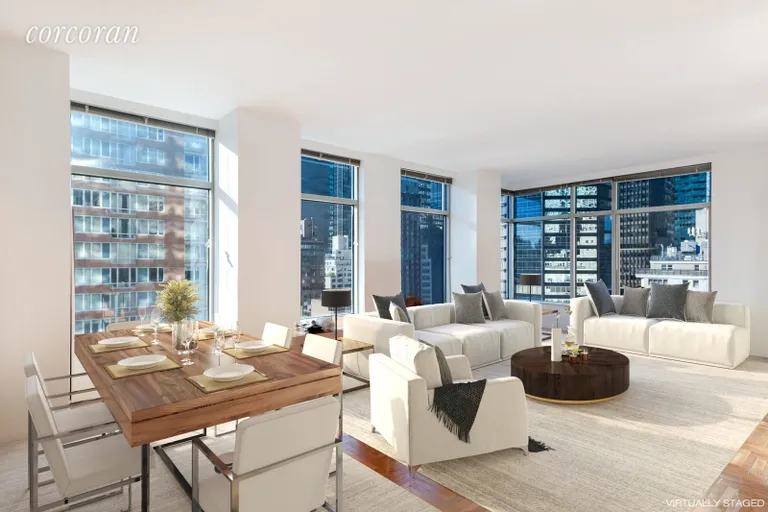 New York City Real Estate | View 250 East 54th Street, 12F | 2 Beds, 2 Baths | View 1