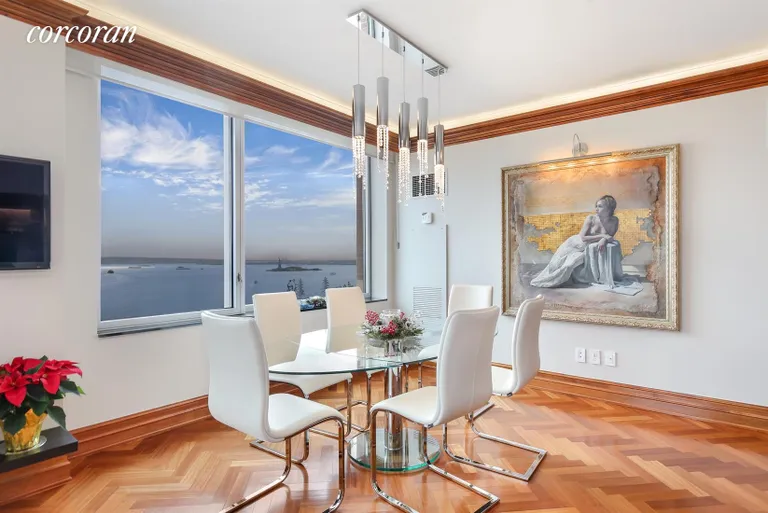 New York City Real Estate | View 10 West Street, 27E | Dining Room | View 19