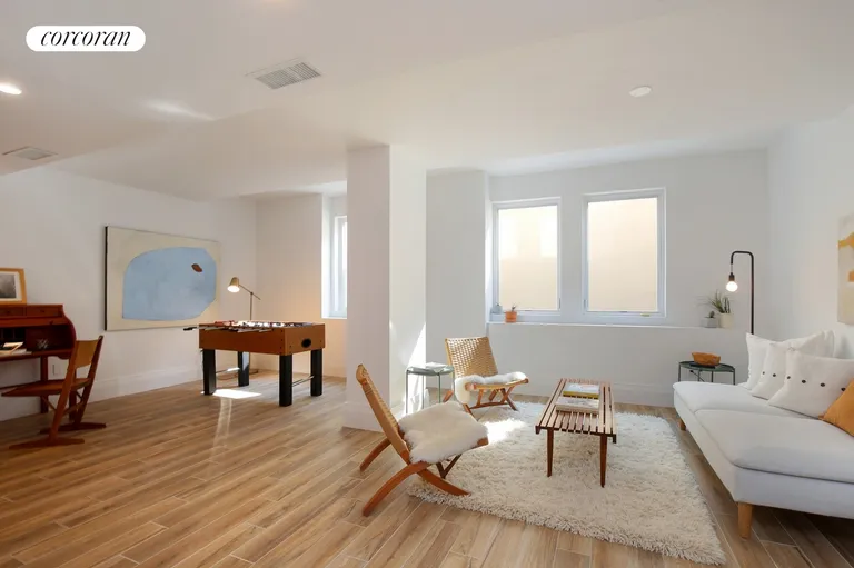 New York City Real Estate | View 171 S Portland Avenue, Garden A | Huge Recreation Room with Windows and HIgh Ceiling | View 7