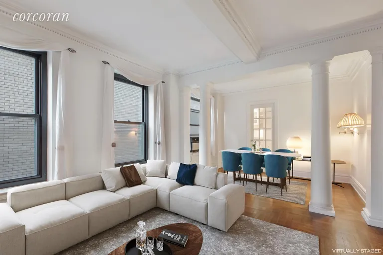 New York City Real Estate | View 30 Beekman Place, 4B | Living Room | View 2