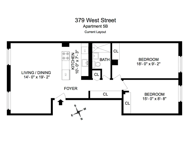 379 West Street, 5B | floorplan | View 11