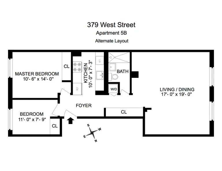 379 West Street, 5B | floorplan | View 12