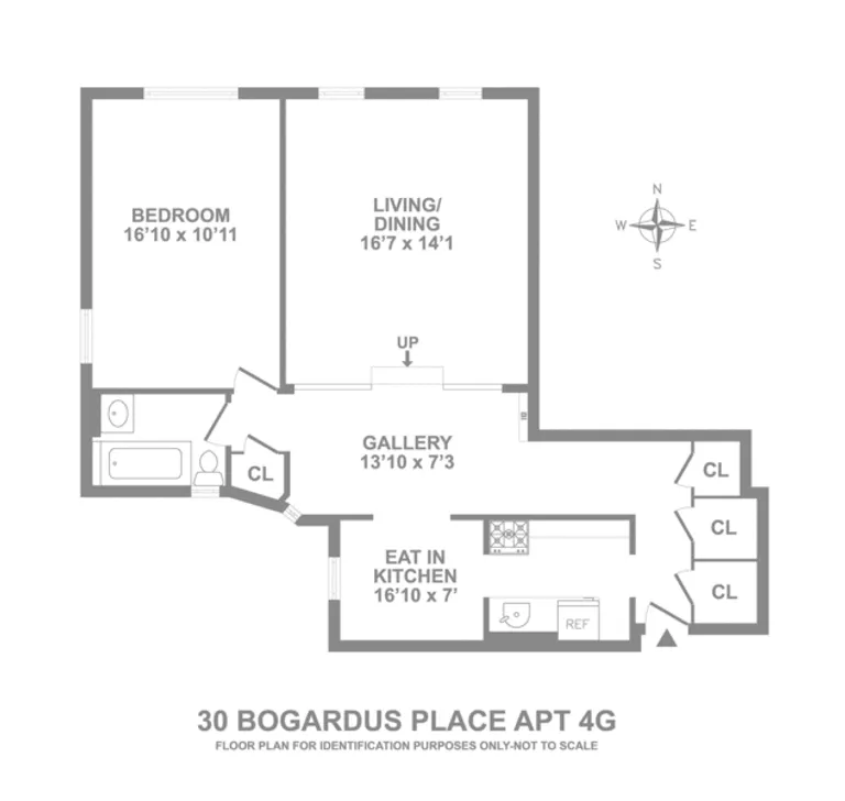30 Bogardus Place, 4G | floorplan | View 7