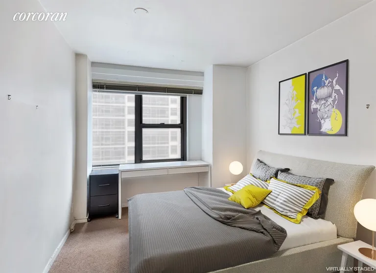 New York City Real Estate | View 360 East 72nd Street, A600 | Virtually Staged Bedroom | View 5