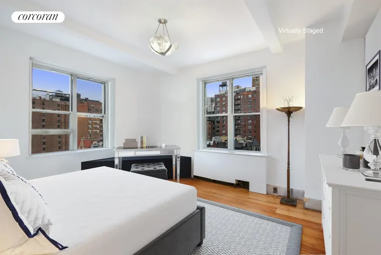 New York City Real Estate | View 333 West End Avenue, 8B | corner master bedroom is flooded with light | View 8