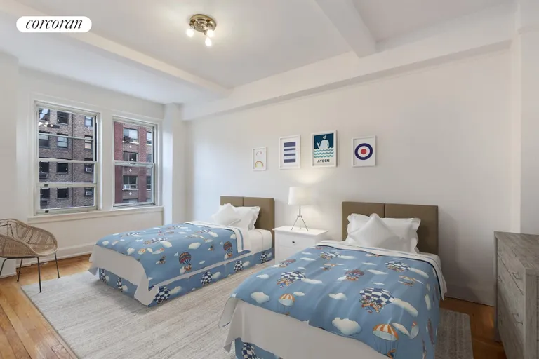 New York City Real Estate | View 333 West End Avenue, 8B | well-proportioned second bedroom faces east | View 10